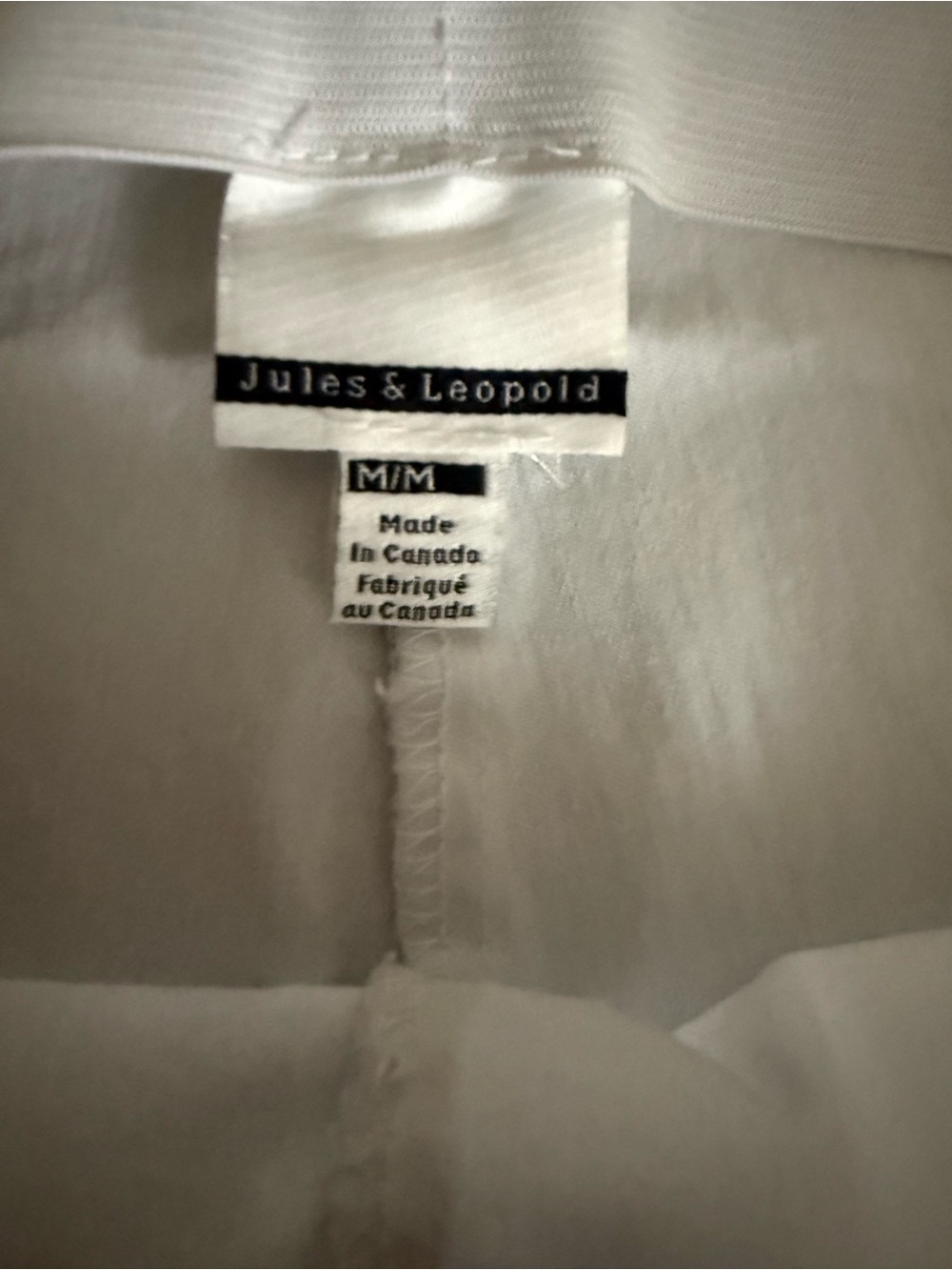 Bright White Cropped Front Seam Stretch Dress Pants, Canadian-Made - Picture 4 of 10